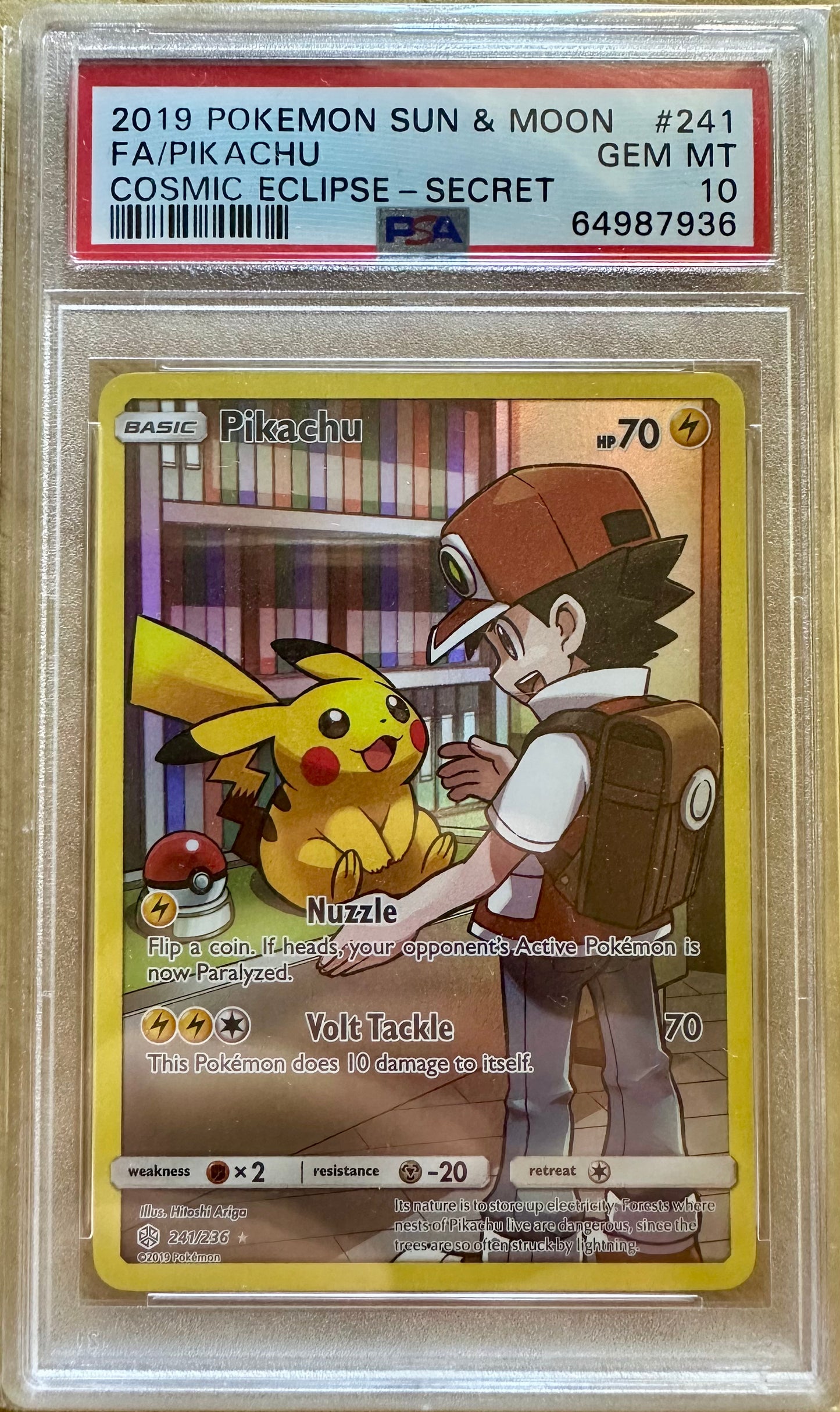 PSA 10 - Pikachu (Secret) 241/236